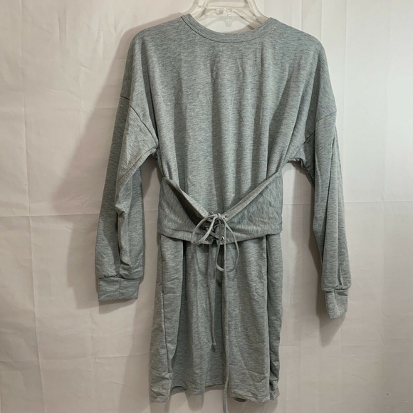 Fashion Nova Womens NWT Do The Things You Do Dress in Grey Size Small - Picture 2 of 8